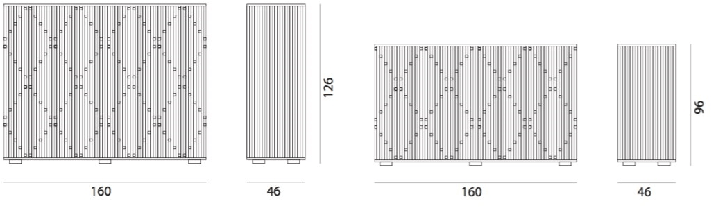 Medulum Комод из дуба с распашными дверцами Milione Mil.a / mil.b  - Вид №5