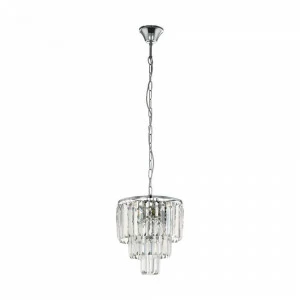 Подвесная люстра Eglo Agrigento 39484 EGLO ДИЗАЙНЕРСКИЕ, AGRIGENTO 00-3887933 Прозрачный;хром
