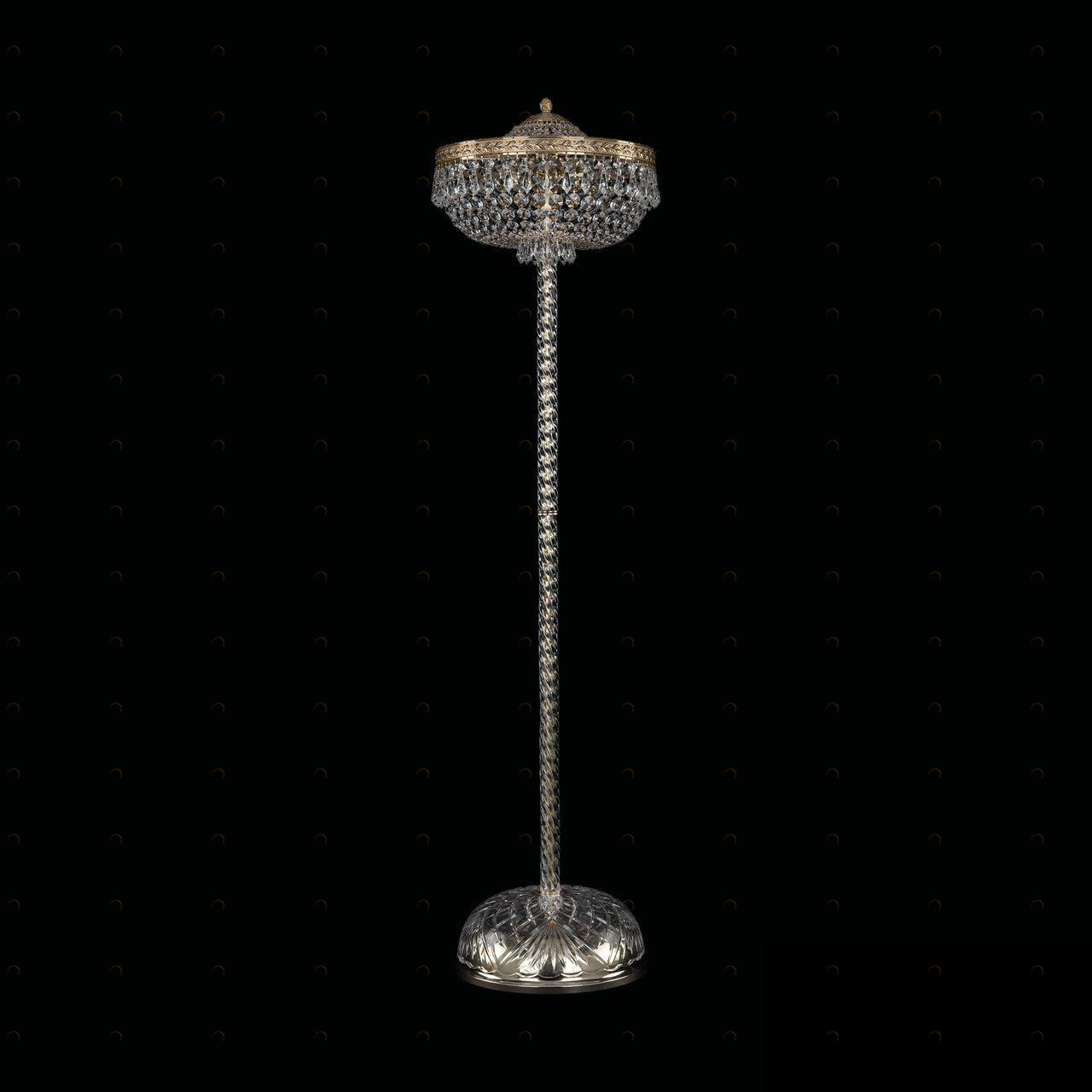 Торшер хрустальный на 4 лампы 138х35х35 см золото Bohemia Ivele 19271T4/35IV-138 G BOHEMIA IVELE ЭЛИТНЫЕ 00-3889528 Золото;прозрачный 