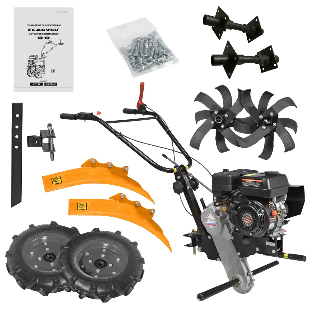 Мотоблок Carver МТ-700 7 л/с STLM-2102051 - Вид №1