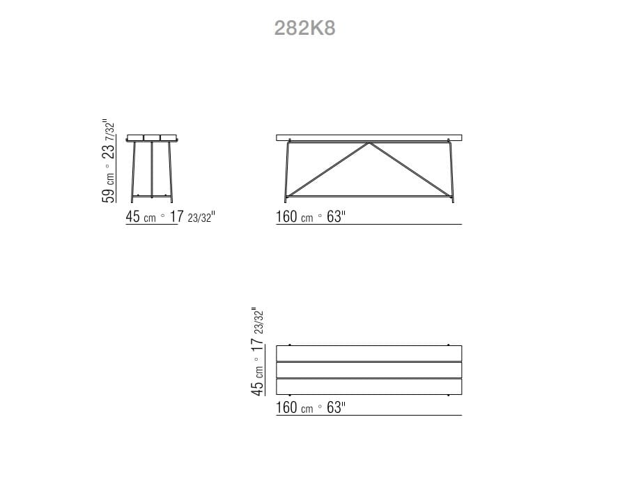Прямоугольный журнальный столик iroko Flexform Any Day Outdoor ARCH-00079187 - Вид №2