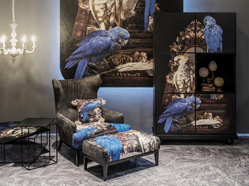 MOMENTI Прямоугольный пуф из ткани The black attitude Pn-301 - Вид №2