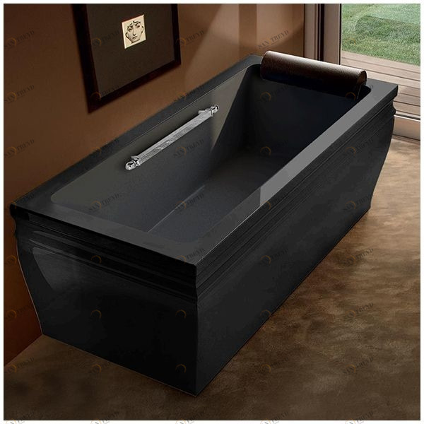 Ванна чёрная Gruppo Treesse Blanque 1880 DXVINV1680C