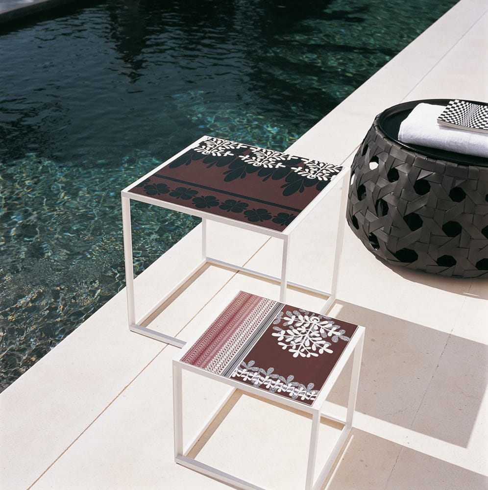 Квадратный садовый стол из керамогранита B&B Italia Outdoor Canasta ARCH-00085770 - Вид №2