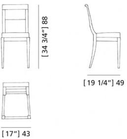 Morelato Стул из вишневого дерева Biedermeier Art. 5154 - Вид №3