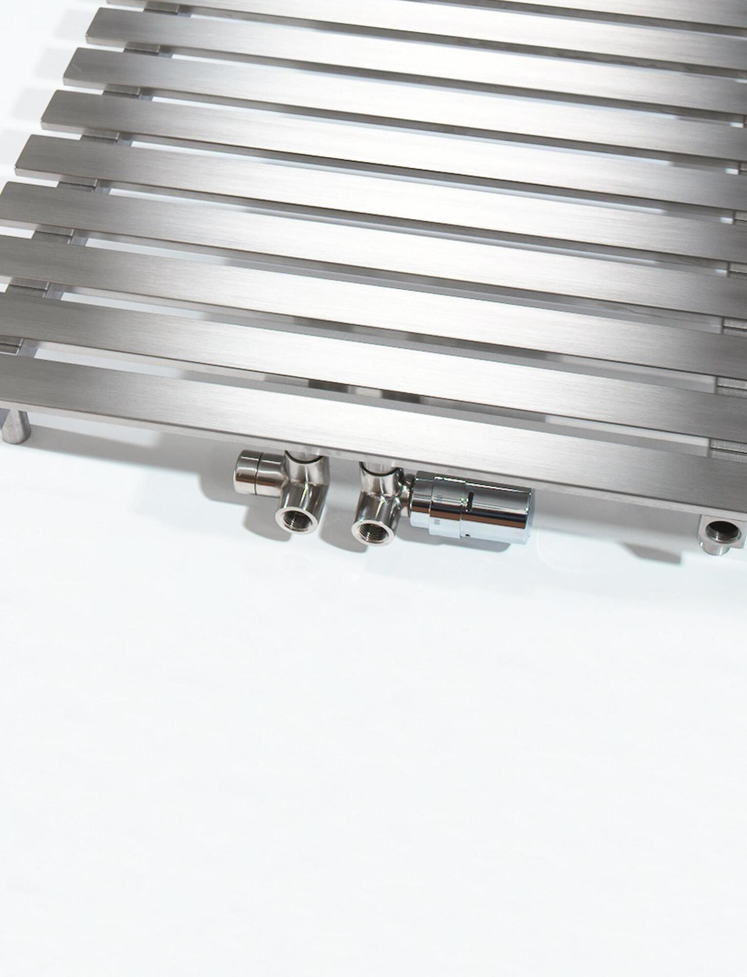 Полотенцесушитель Hammam BLIZZARD Stainless steel  комбинированный; электрический или водяной Сталь  - Вид №36