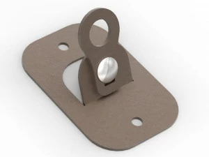 BIN SISTEMI Точечное крепление "якорной стоянки" для спасательного троса Linea vita