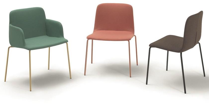 arflex Стул штабелируемый тканевый с обивкой sun-id-1414453 - Вид №2