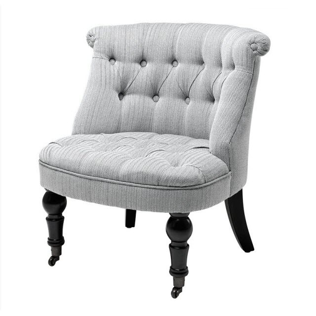 Кресло Camden от Eichholtz светло-серое EICHHOLTZ ДИЗАЙНЕРСКИЕ, EICHHOLTZ 062223 Серый  - Вид №1