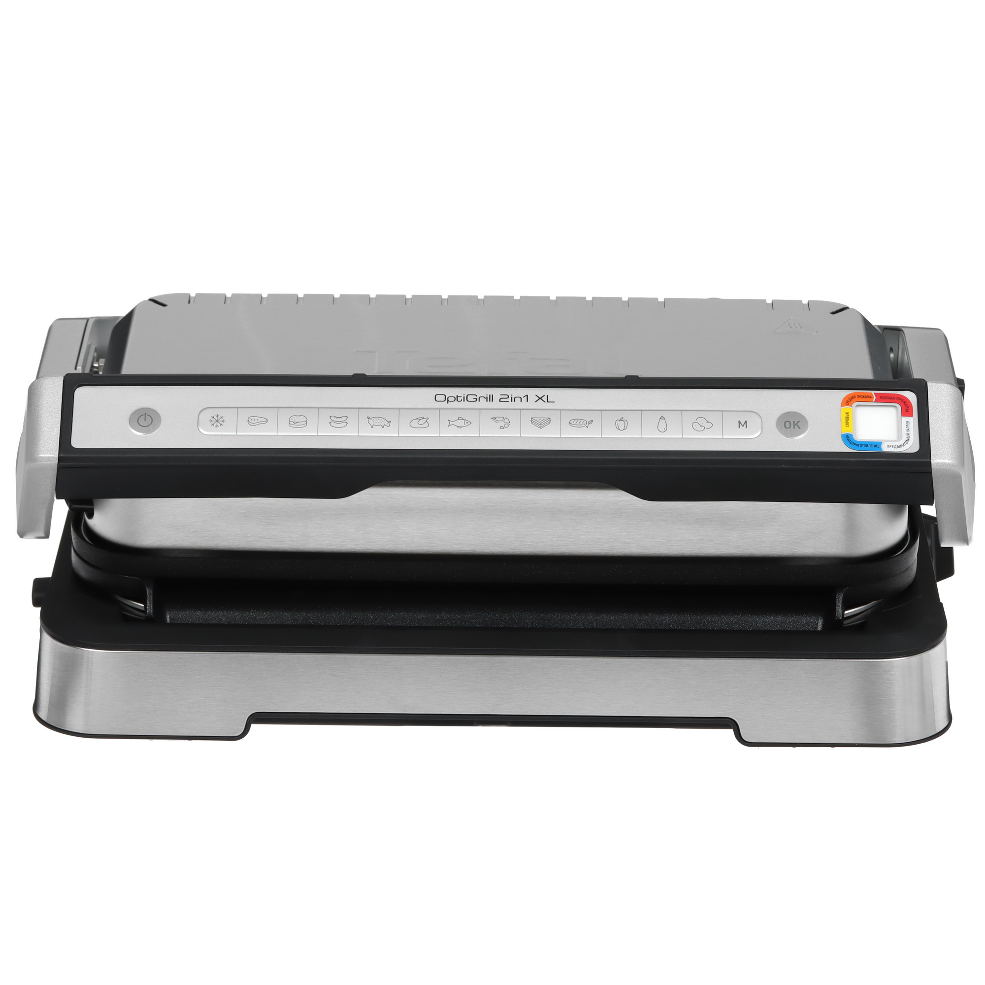 9103842 Гриль Tefal OptiGrill XL GC782D30 серебристый STDN-0133116 - Вид №2