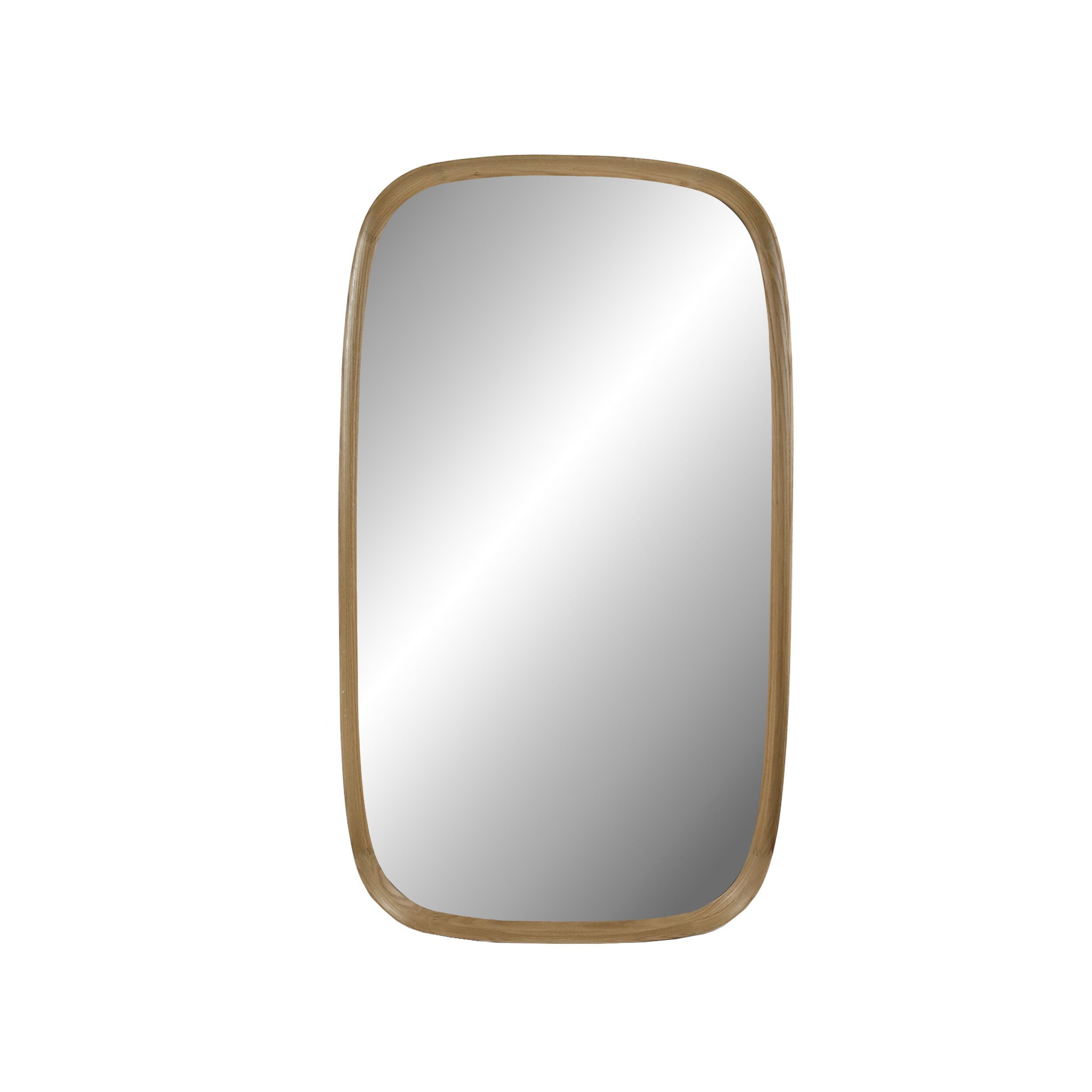 Прямоугольное зеркало из дуба с рамкой POMAX QUERCUS ARCH-00071044 - Вид №4