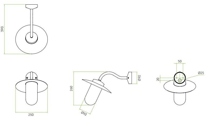 Astro Lighting Бра для наружного освещения из стали с диммером sun-id-1391416 - Вид №3