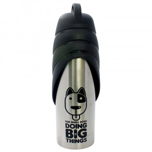 ПР0057799 Бутылка для собак SS Fin Cap Bottle металлическая 750мл Foxie