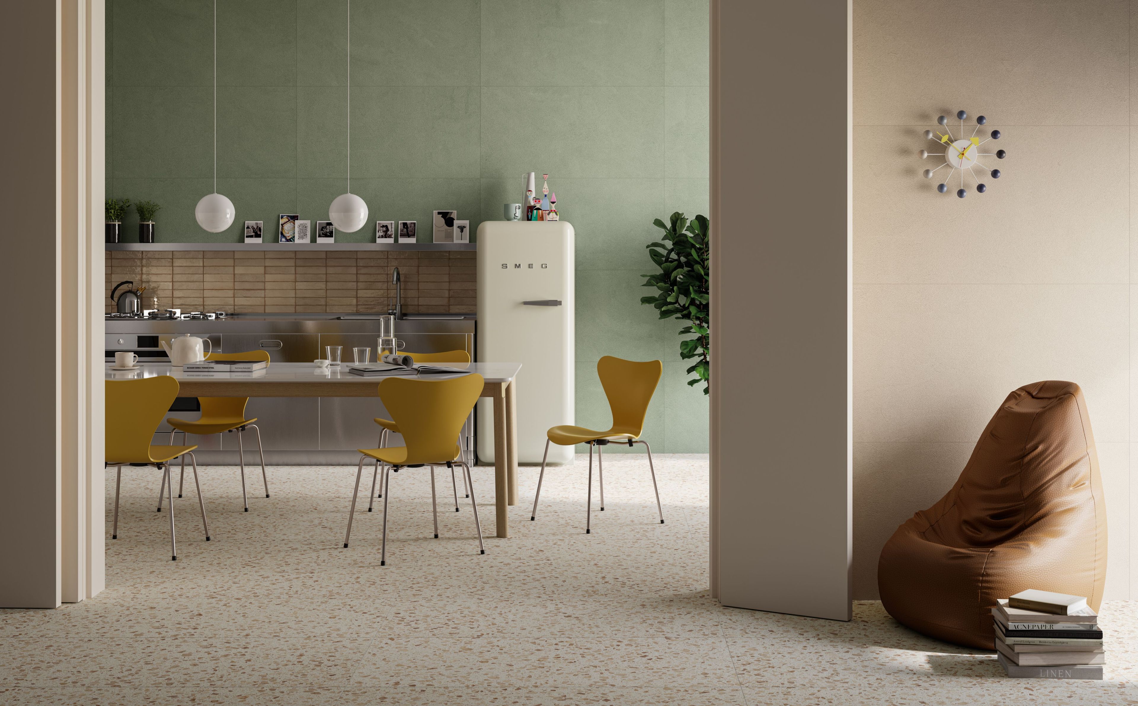 Пол / керамогранит с эффектом Венецианского терраццо CERAMICA SANT'AGOSTINO Iro ARCH-00129897 - Вид №1