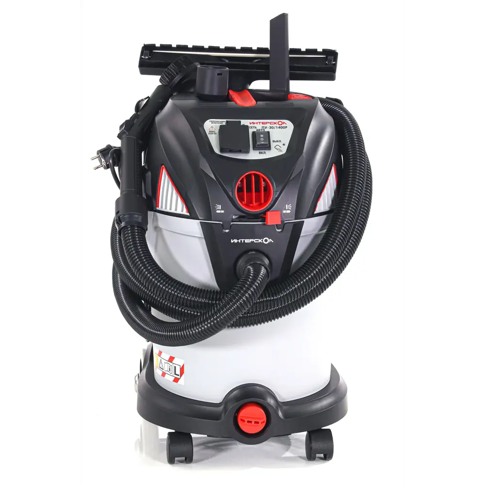 Пылесос строительный Интерскол ПУ-30/1400Р 707.1.0.03, 1400 Вт, 30 л STLM-2002821 - Вид №1