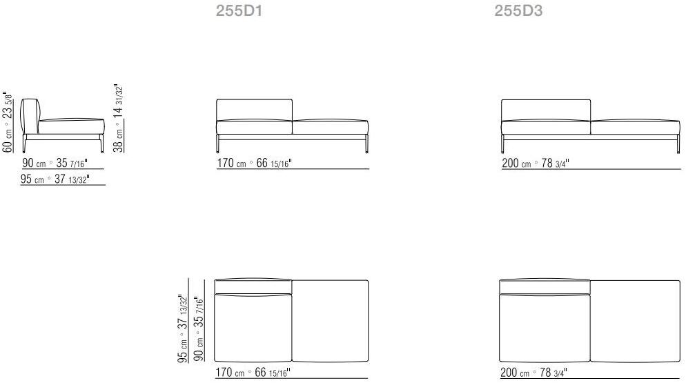 Flexform Секционный диван со съемным чехлом из ткани Romeo sun-id-1480458 - Вид №15