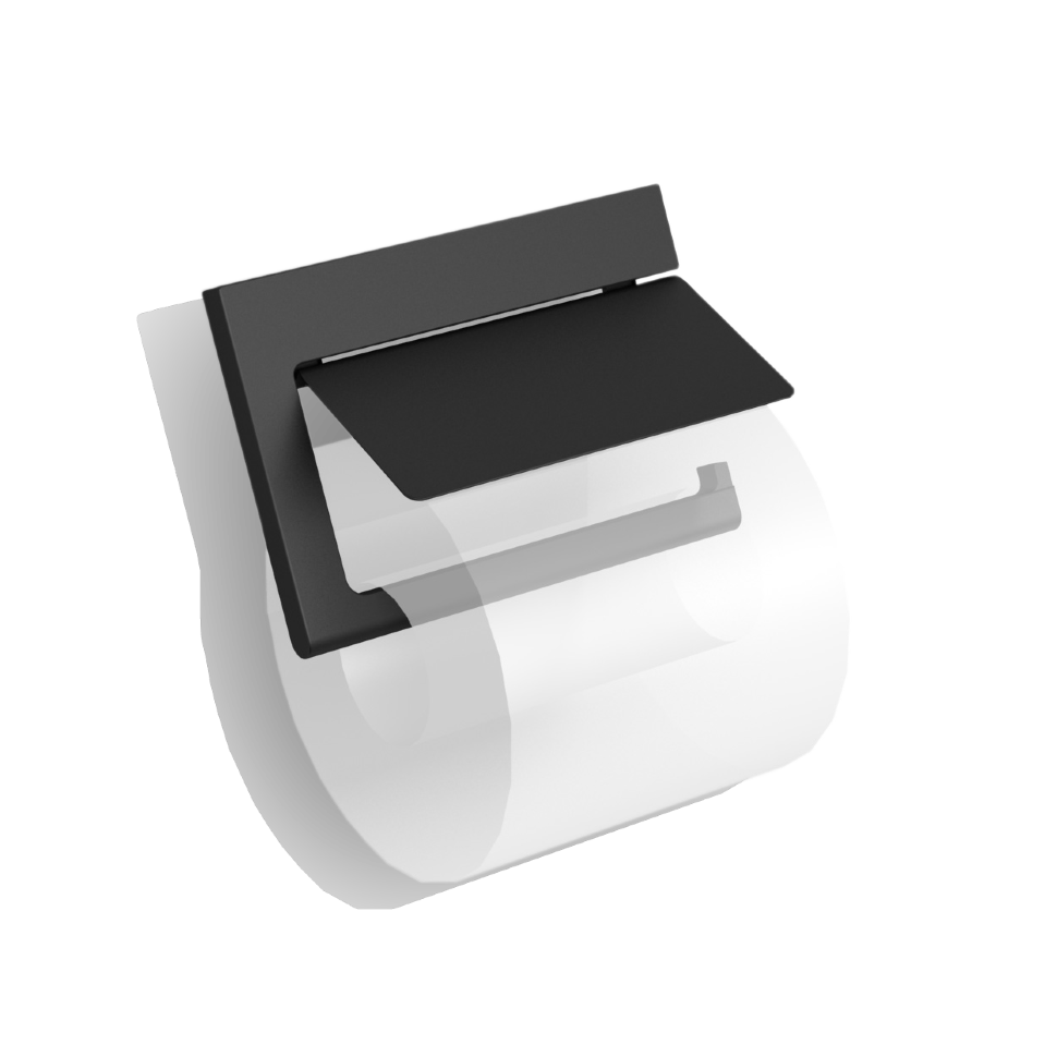 38041A-BP Бумагодержатель VICO подвесной цвет черный матовый LANGBERGER VICO, BLACK EDITION