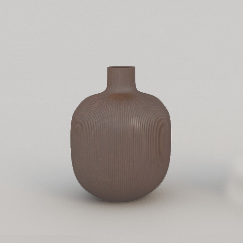 Q106/5RX32 Ребристые тоб и шикарные вазы Adriani e Rossi Медь  - Вид №11