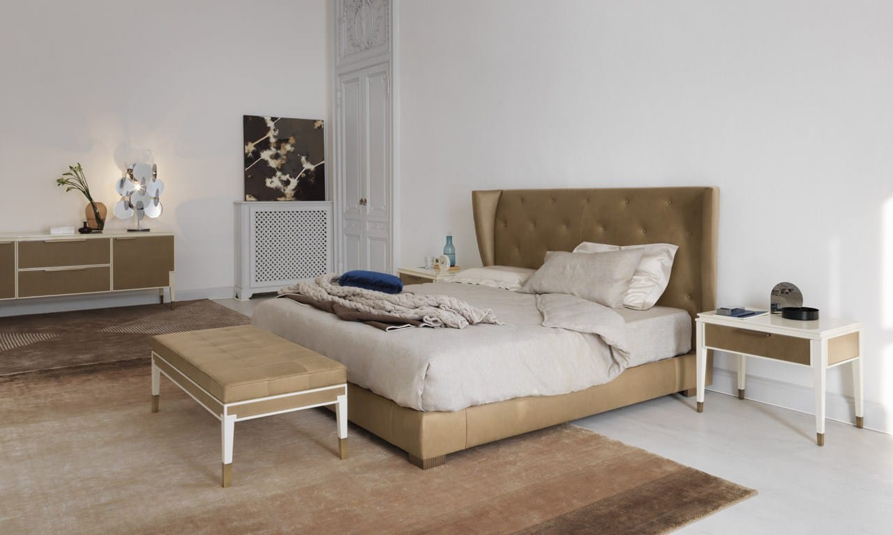 Кожаная скамейка с Капитоном OAK Милан ARCH-00085759 - Вид №4