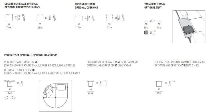 Minotti Секционный кожаный диван Connery sun-id-1360756 - Вид №17