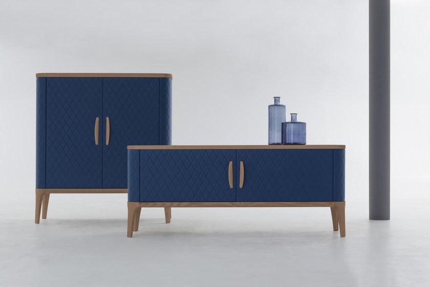 Tonin Casa Комод кожаный с распашными дверцами Tiffany sun-id-1350776 - Вид №1