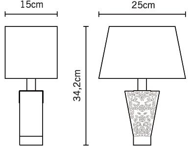 Fabbian Хрустальная настольная лампа Vicky sun-id-1406501 - Вид №3