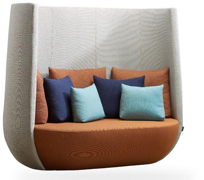 ROSSIN 2-х местный тканевый диван с высокой спинкой Nido sun-id-1500118 - Вид №1