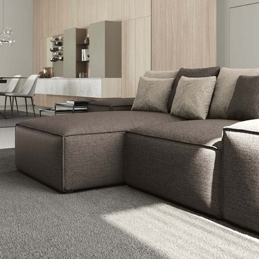 Модульный тканевый диван Febal Casa подпись ARCH-00065356 - Вид №4