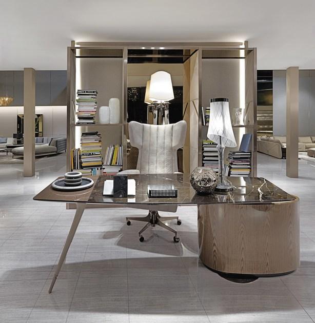 Visionnaire Стол из мрамора с ящиками sun-id-1489346 - Вид №1