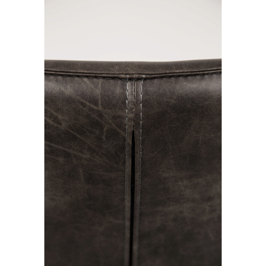 Лаунж кресло Bon темно-серое White Label Living 3100041 - Вид №10