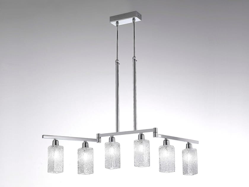 Потолочный светильник из латуни и стекла Cremasco Illuminazione 7263/6PC ARCH-00027282