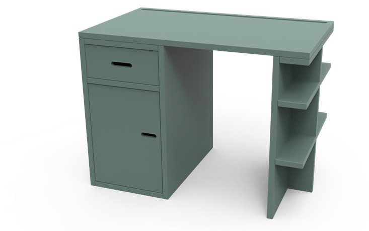 Mathy by Bols Односпальная контейнерная кровать из МДФ Madaket Lit 90b so - Вид №14