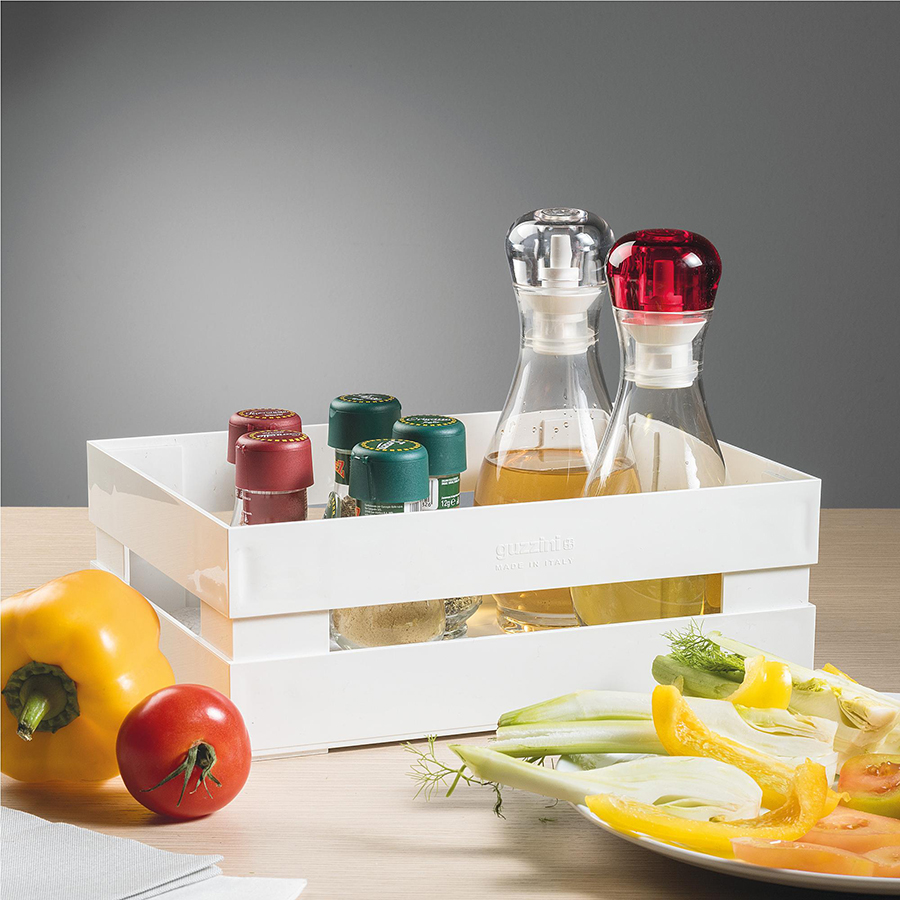 16940011 Ящик для хранения tidy&store, 30,5х22,5х11,5 см, белый Guzzini  - Вид №1