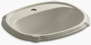 K-2189-1-G9 Накладная раковина на столешницу  прямоугольная Kohler