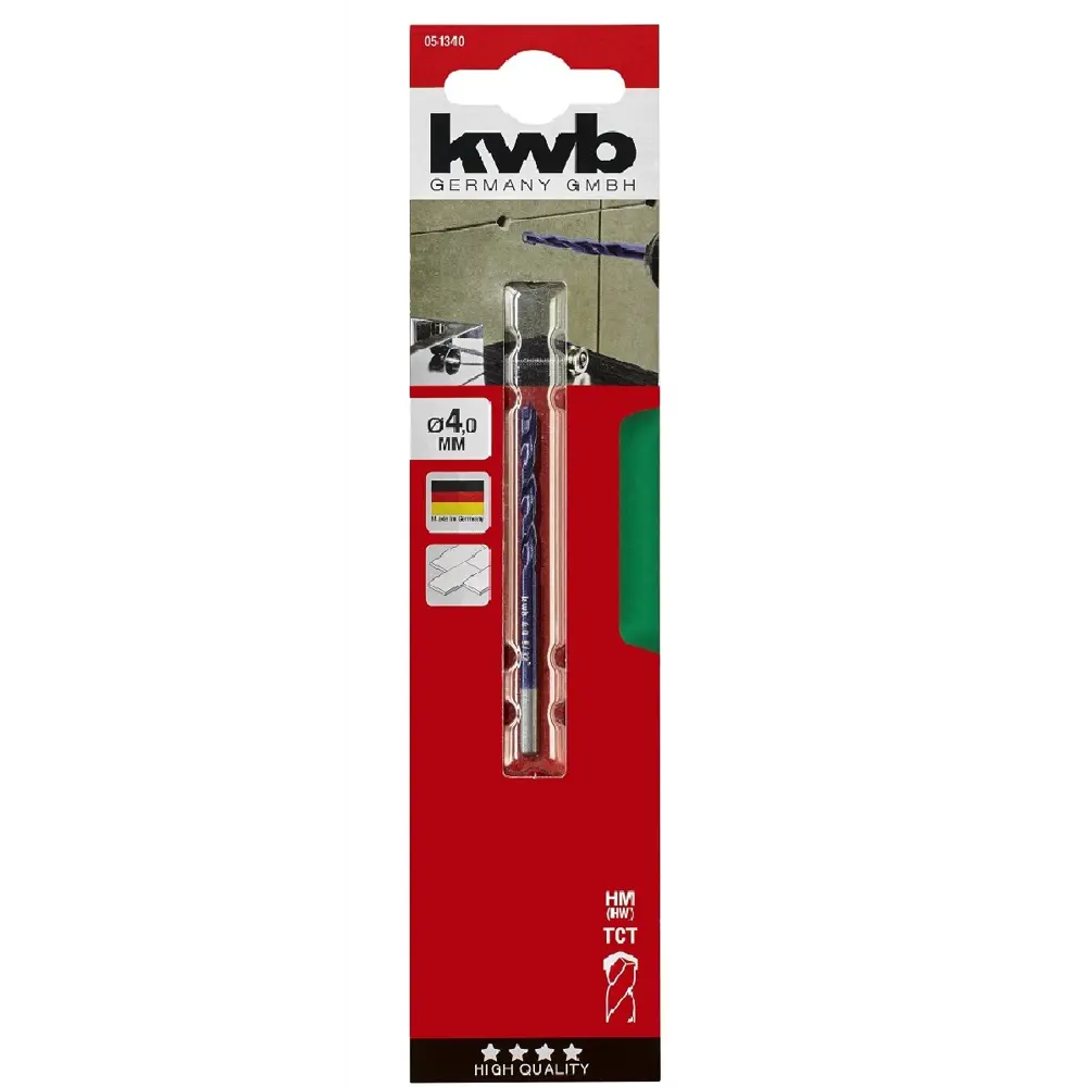 Сверло по керамике KWB 051-340 4 мм STLM-2093123 - Вид №1