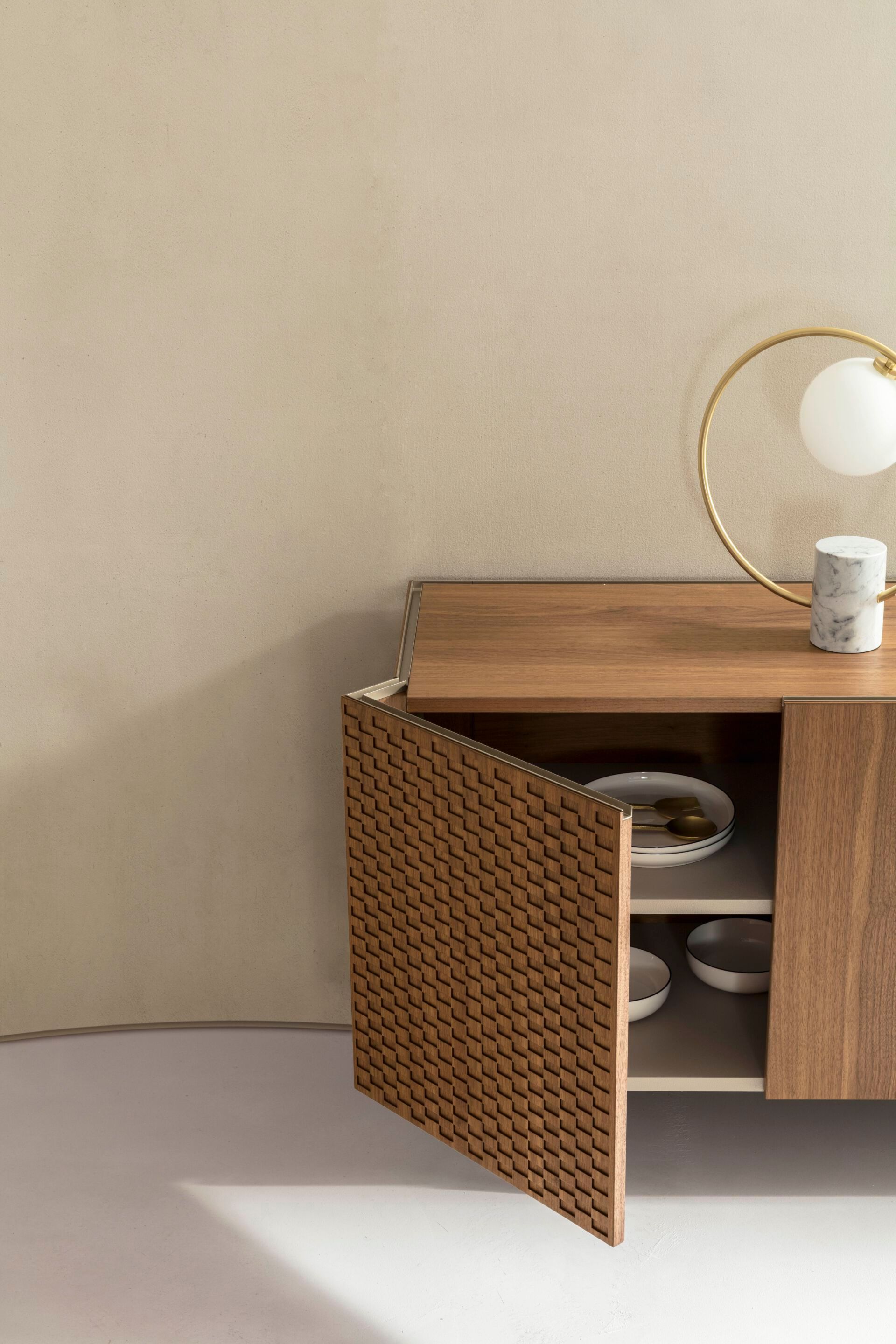 Деревянный шкаф с распашными дверями Alf DaFrè DAMA ARCH-00057784 - Вид №5