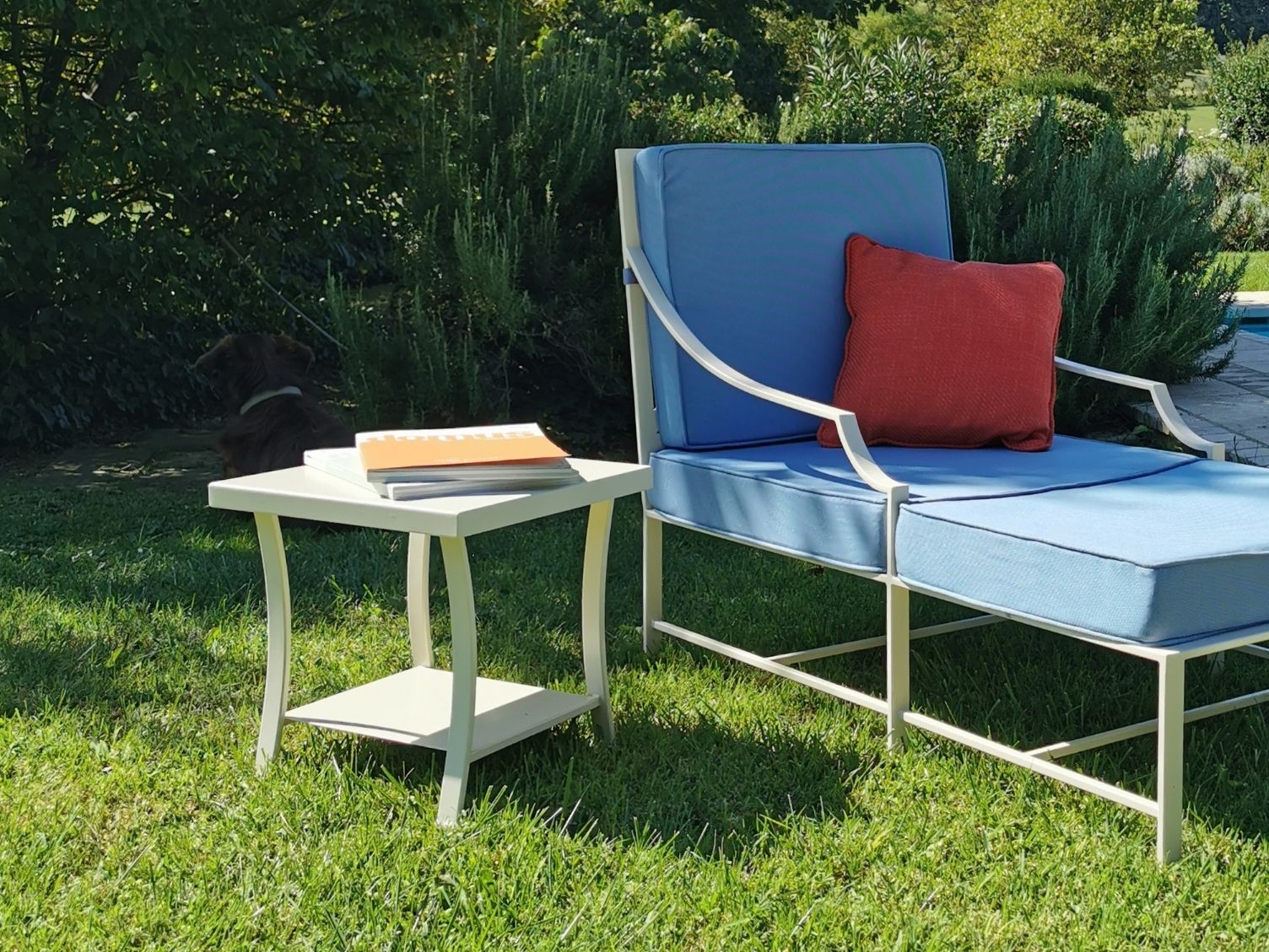 Прямоугольный садовый столик из нержавеющей стали OFFICINACIANI Perennial ARCH-00117618 - Вид №1