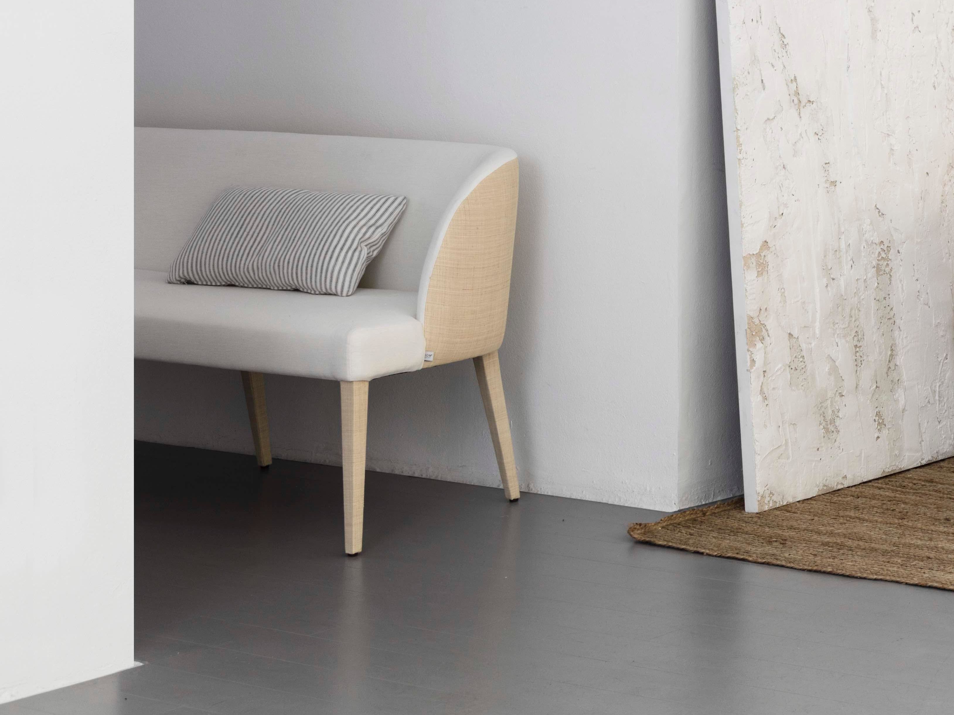 Мягкая скамейка из ткани со спинкой DOM EDIZIONI COLETTE DINNER ARCH-00143922 - Вид №3