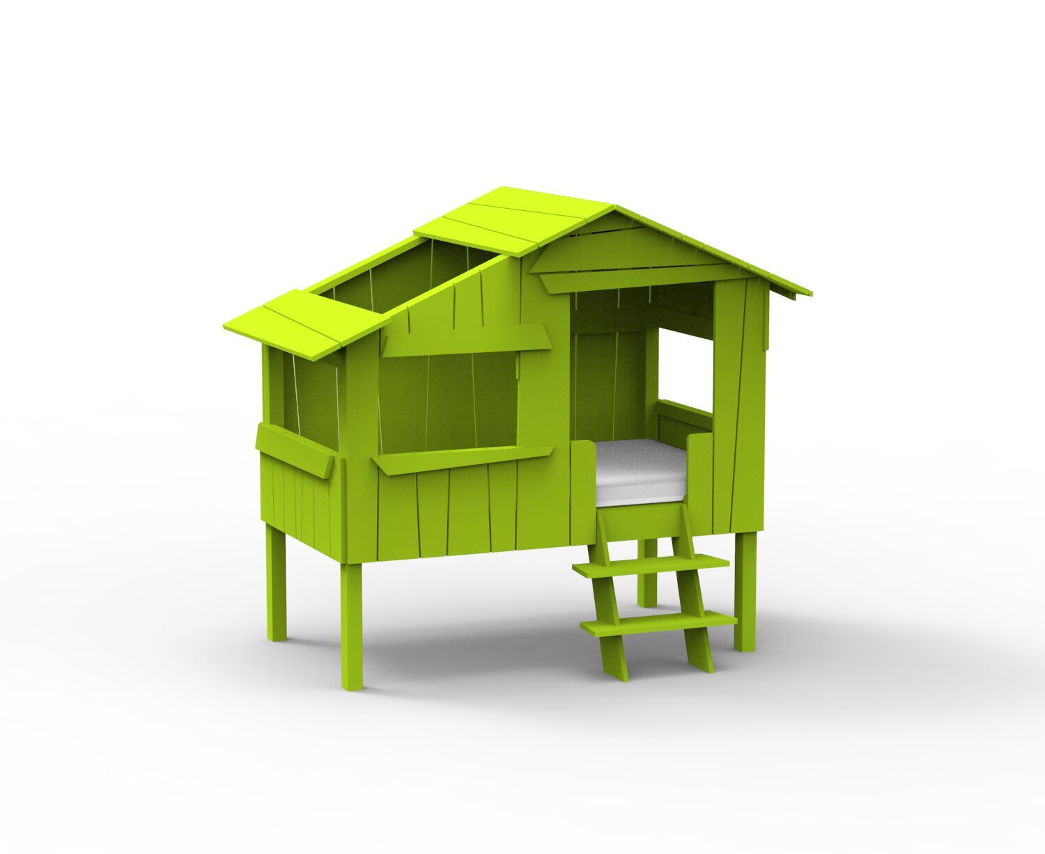 Кровать-чердак из МДФ Mathy by Bols КРОВАТИ И ГОРКИ ДЛЯ ДОМИКОВ НА ДЕРЕВЕ ARCH-00001790 - Вид №13