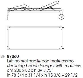 Giorgetti Садовый лежак на колесиках Gea sun-id-1423633 - Вид №6