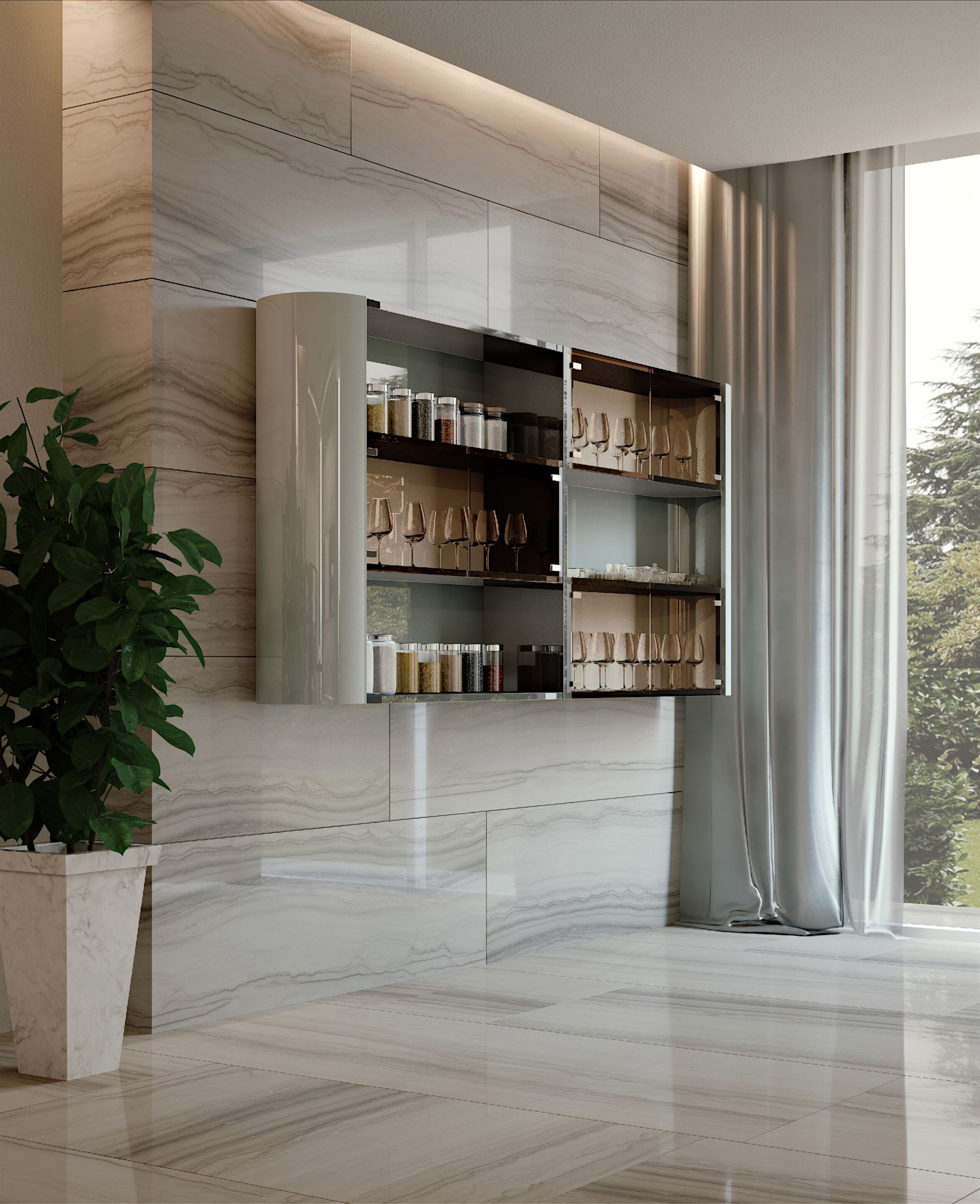 Кухня с островом на заказ Bizzotto Italia Атмосфера ARCH-00076071 - Вид №6