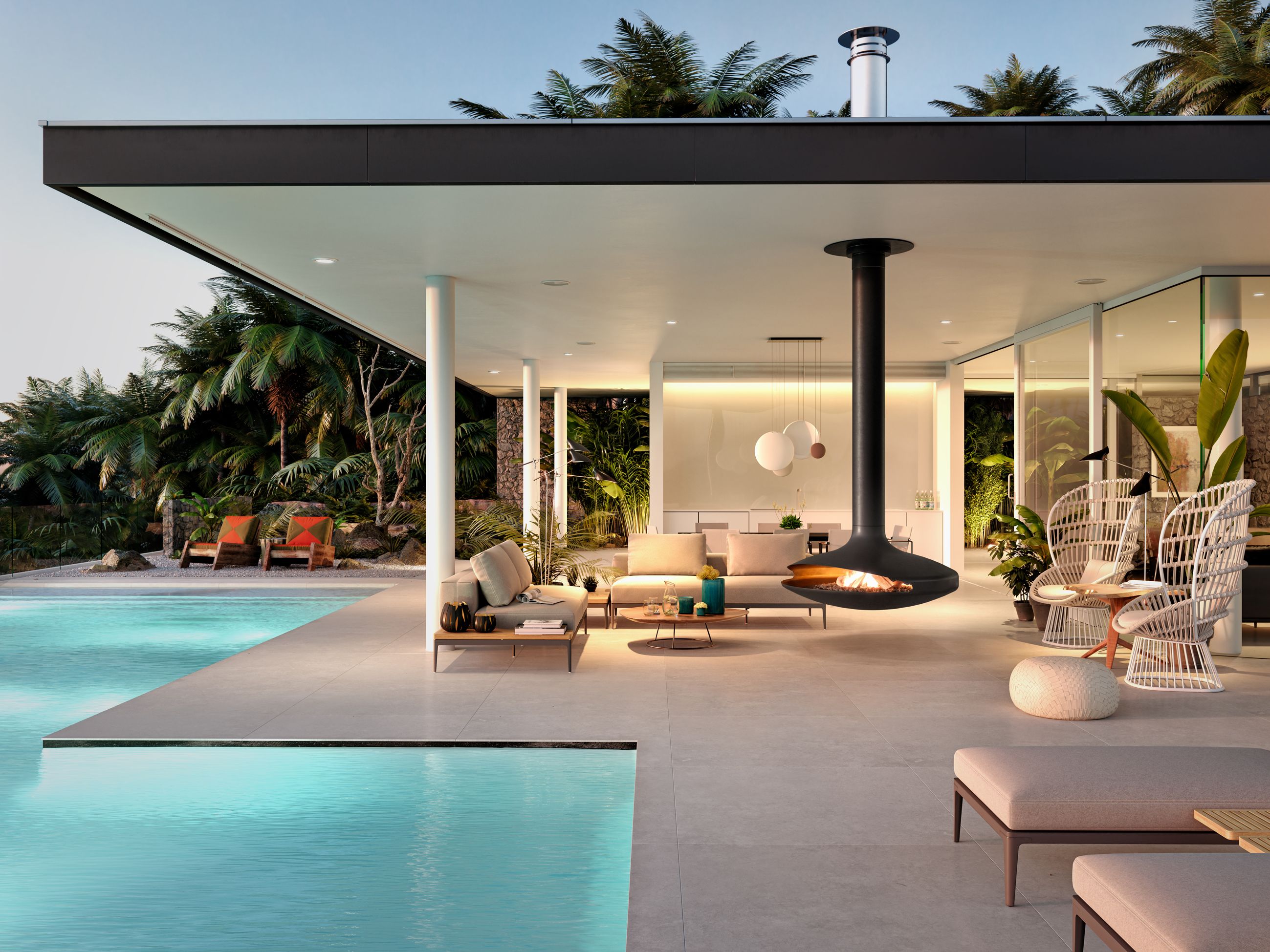 Открытый подвесной камин Focus creation Gyrofocus ARCH-00056006 - Вид №1