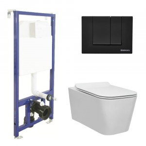 043230 Подвесной унитаз настенный Хромированный BERGES  Турция