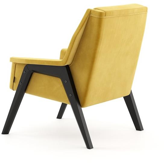 Domkapa Бархатное кресло с подставкой для ног  Dkk33  - Вид №4