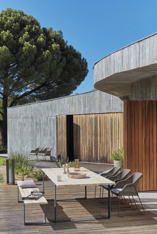 Скамейка лава состаренный teak 270 Manutti Prato MNST245 - Вид №3