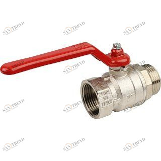 Кран шаровый STOUT ВН 1" стандартный проход, рычаг SVB0013000025