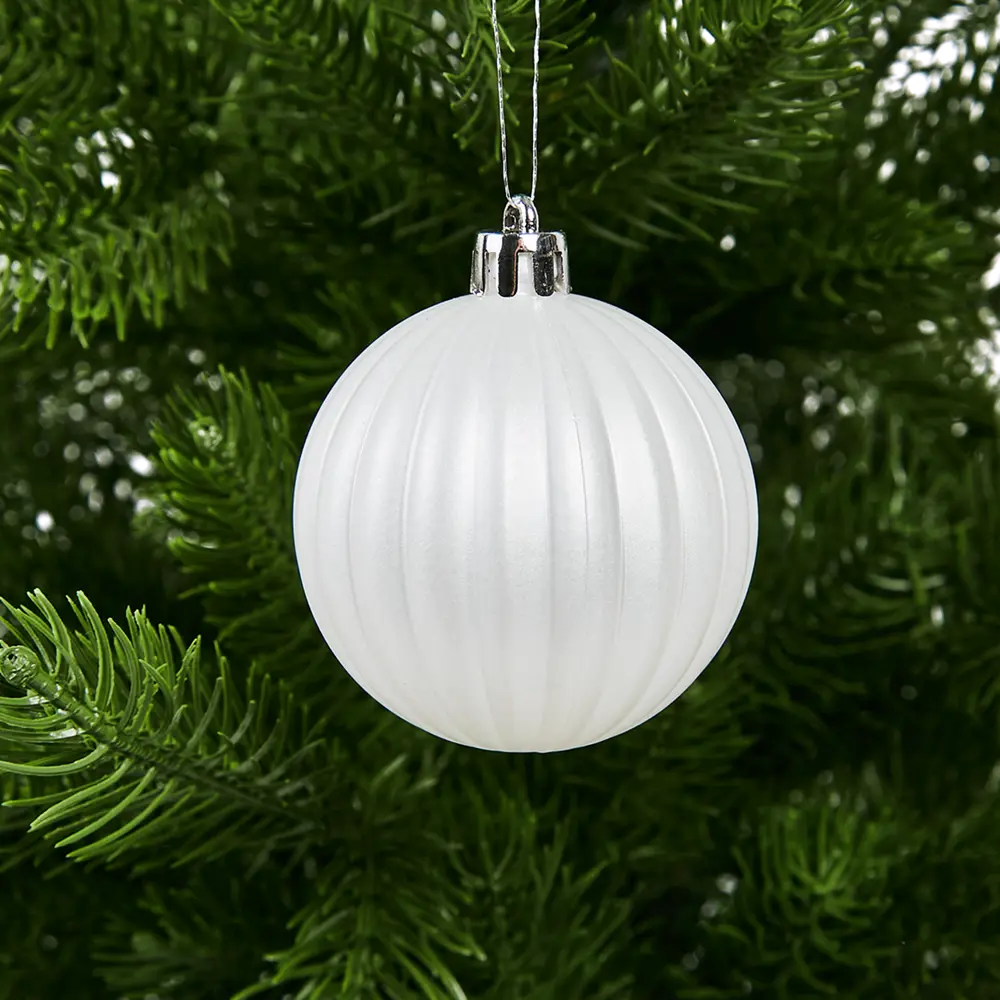87036328 Набор новогодних шаров Christmas ø5-6 см полистирол цвет белый, зеленый, серебристый 25 шт. STLM-1365365 Santreyd  - Вид №21