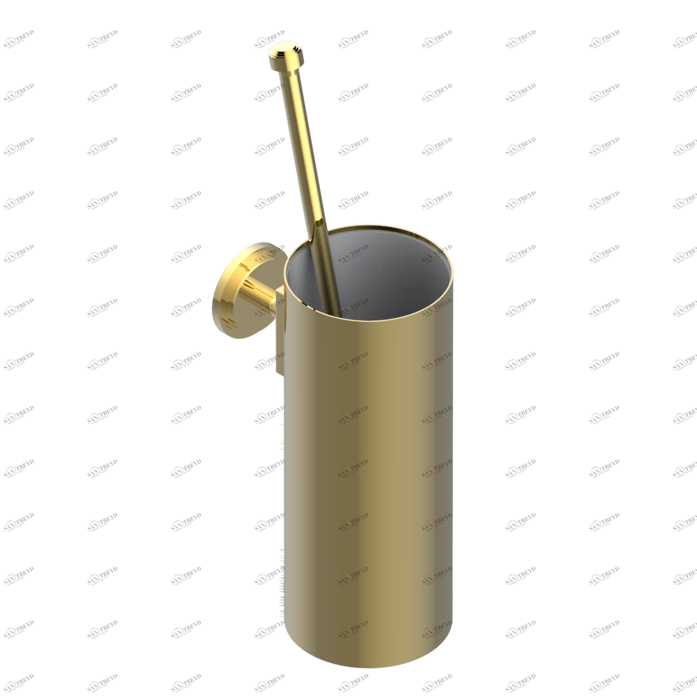 G2K-4720 Стакан настенный и щётка для унитаза Thg-paris Faubourg - белый фарфор Золото G2K-4720 CAT.F