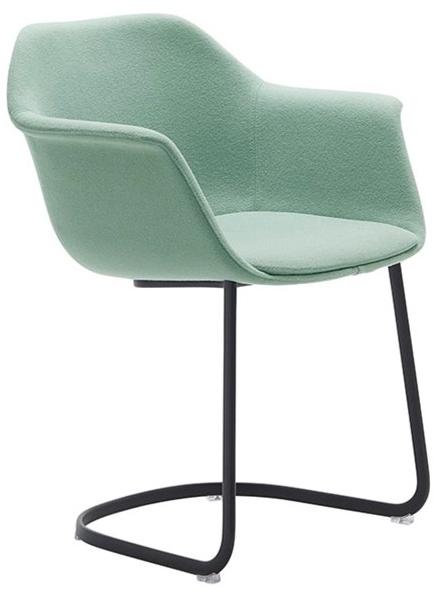 Andreu World Кресло консольное, обитое тканью, с подлокотниками Gala So0721 - Вид №1