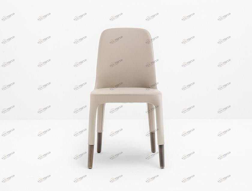 Pedrali Обитый кожаный стул для ресторана Ester 691